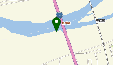 木津川泉大橋付近の地図画像