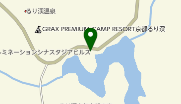 ハミングバード通天湖の地図画像