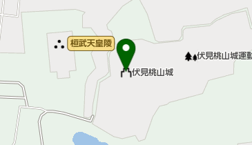 伏見桃山城の地図画像