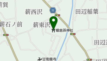 棚倉孫神社の地図画像