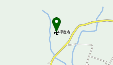 禅定寺の地図画像