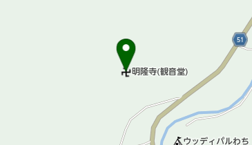 明隆寺(観音堂)の地図画像