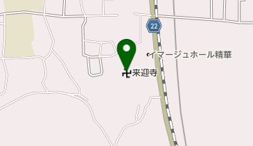 来迎寺の地図画像