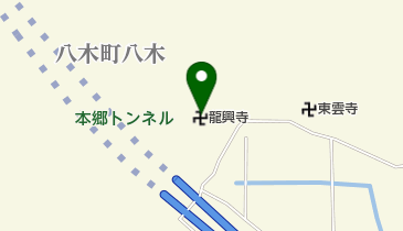 龍興寺の地図画像