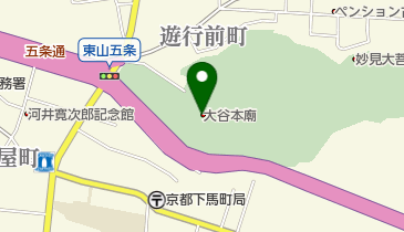 大谷本廟の地図画像