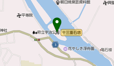 十三重石塔の地図画像