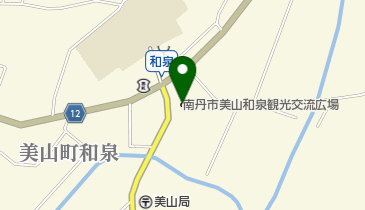 南丹市美山和泉観光交流広場の地図画像
