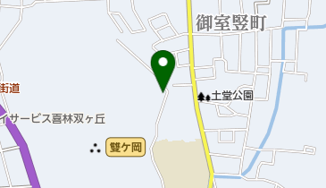 双ヶ岡の地図画像