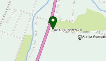 シルクのまちかやの地図画像