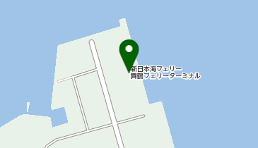 舞鶴港の地図画像