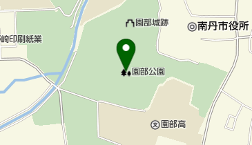 園部公園の地図画像