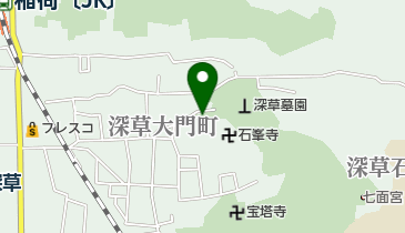 深草墓園の地図画像