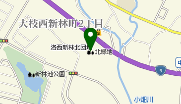 北緑地の地図画像