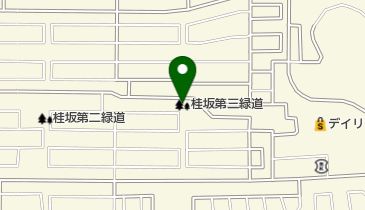 桂坂第三緑道の地図画像