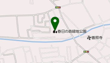 春日の森緑地公園の地図画像