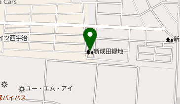 新成田緑地の地図画像