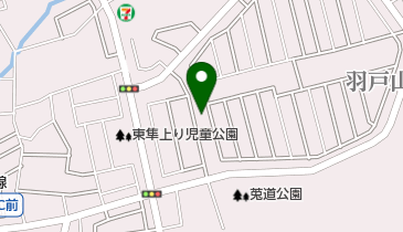 羽戸山緑地の地図画像