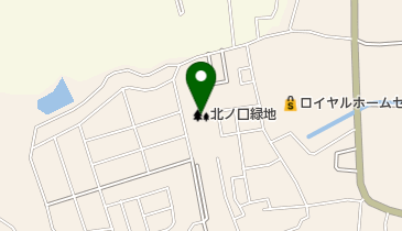 北ノ口緑地の地図画像