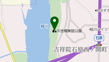 久世橋東詰公園の地図画像