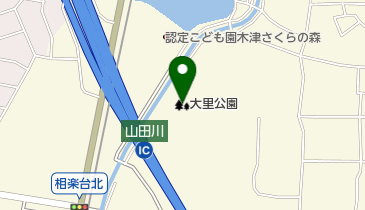大里公園の地図画像