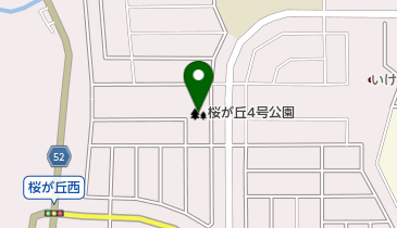 桜が丘4号公園の地図画像