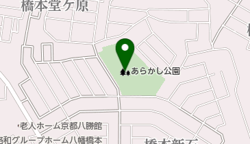 あらかし公園の地図画像