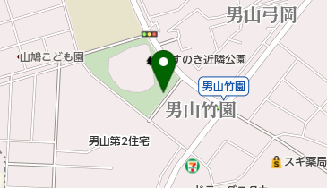 くすのき近隣公園の地図画像