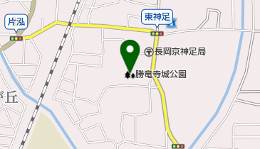 勝竜寺城公園の地図画像