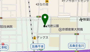 光徳公園の地図画像
