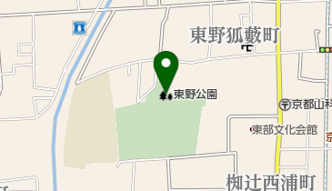 東野公園の地図画像