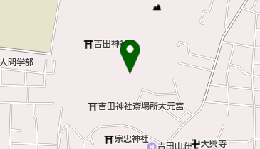 吉田山公園の地図画像