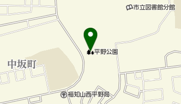 平野公園の地図画像