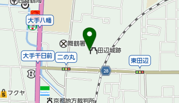 舞鶴公園の地図画像