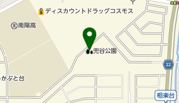 兜谷公園の地図画像