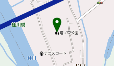 塔ノ森公園の地図画像