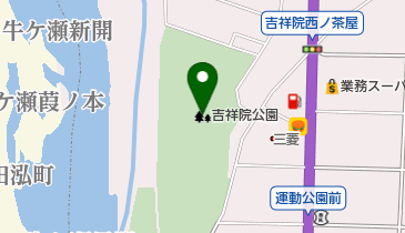 吉祥院公園の地図画像