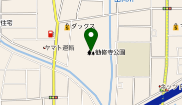 勧修寺公園の地図画像