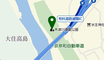 木津川運動公園の地図画像