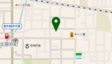 イオンスタイル西ノ京小町の地図画像