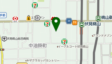 イオンスタイル伏見桃山の地図画像