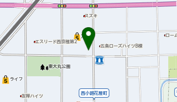 シトロエン京都の地図画像