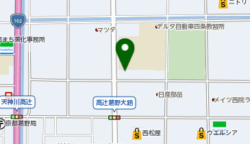 VOLVO SELEKT京都の地図画像