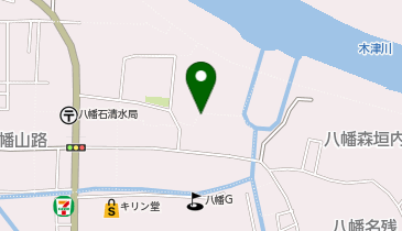 ニコニコレンタカー京都八幡森店の地図画像