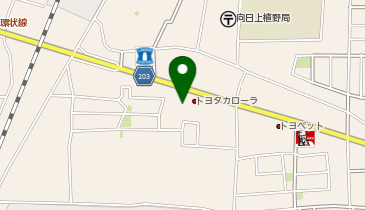 ニコニコレンタカー向日上植野町店の地図画像