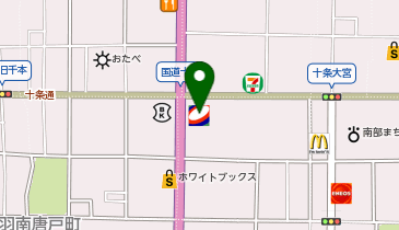 ニコニコレンタカー京都上鳥羽菅田町店の地図画像