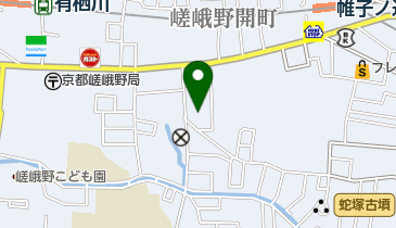 セントラルフィットネスクラブ太秦の地図画像
