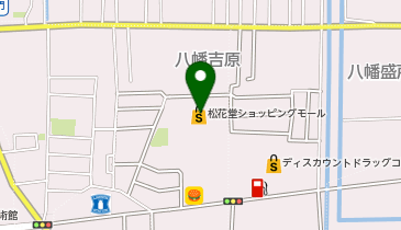 ラ・ムー八幡店の地図画像