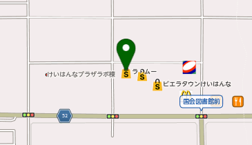 ラ・ムー精華店の地図画像