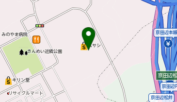 バーガーキングホームセンタームサシ京都八幡店の地図画像