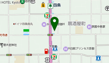 カフェ・ベローチェ烏丸仏光寺店の地図画像